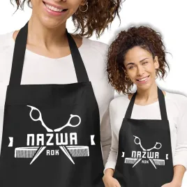 fartuch-bawelniany-czarny-dla-fryzjerki-imie-wzory
