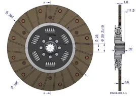 tarcza-sprzegla-case-warynski