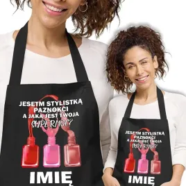 fartuch-czarny-supermoc-stylistki-paznokci-imie-wz