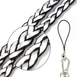 smycz-zawieszka-pleciona-srebrna-do-kluczy-etui