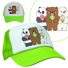 czapka-limonka-z-daszkiem-na-lato-bare-bears-wzory