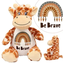 przytulanka-mis-maskotka-zyrafka-kolorowe-wzory
