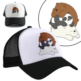 czapka-czarna-z-daszkiem-na-lato-bare-bears-wzory