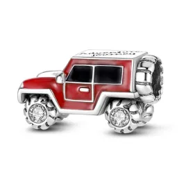 zawieszka-srebro-925-charms-koralik-czerwony-samochod-terenowy-jeep-auto