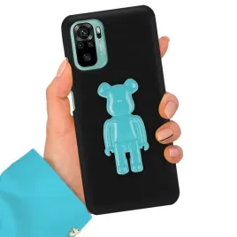 etui-matt-3d-silikonowe-czarne-turkusowy-mis-do-xiaomi-redmi-note-10s