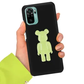 etui-matowe-3d-silikonowe-czarne-fun-zielony-mis-do-xiaomi-redmi-note-10s