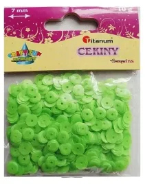 cekiny-7mm-10g-zielone-matowe-titanum