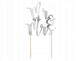 topper-na-tort-partydeco-mrandmrs-255-cm-srebrny