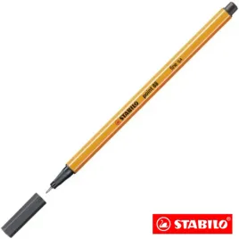 cienkopis-stabilo-point-88-96-ciemnoszary