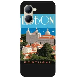 etui-mat-do-realme-c33-dla-podroznika-swiat-wzory