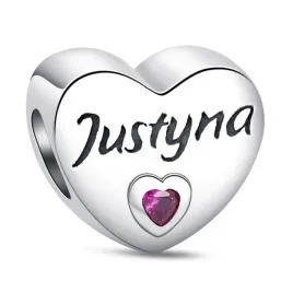zawieszka-srebro-925-koralik-charms-imie-justyna-serce