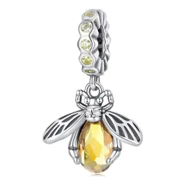 zawieszka-srebro-925-charms-koralik-zlota-pszczola