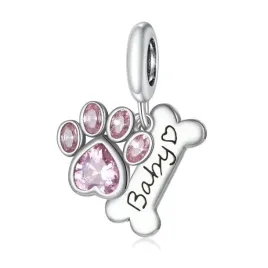 zawieszka-srebro-925-charms-koralik-lapa-psa-kosc