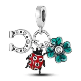 zawieszka-srebro-925-charms-symbole-szczescia-podkowa-biedronka-koniczynka