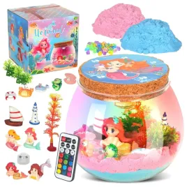 syrenka-kreatywny-zestaw-lampka-nocna-terrarium-led-rgb-13-kolorow-pilot