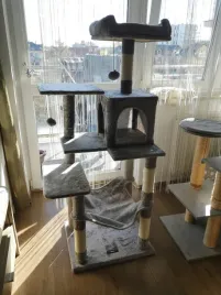 drapak-wysoki-legowisko-slupek-do-drapania-wieza-feandrea-101-160-cm