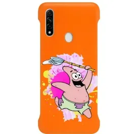 etui-matowe-plecki-do-oppo-a8-pomaranczowy-wzory