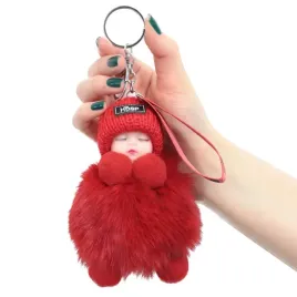 uroczy-brelok-zawieszka-lalka-do-kluczy-czerwony