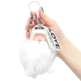 uroczy-brelok-zawieszka-laleczka-do-kluczy-biala