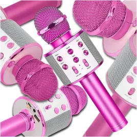 mikrofon-bezprzewodowy-karaoke-glosnik-bluetooth-na-prezent-rozowy