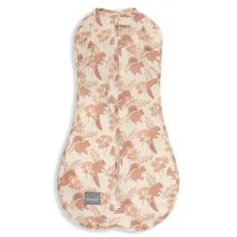sleepee-otulacz-second-step-z-czapeczka-vintage-animals-almond-65-9-kg
