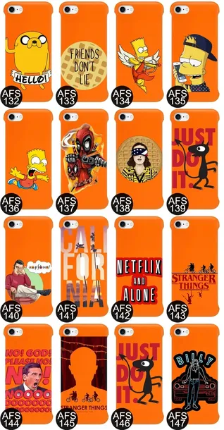 etui-coby-pomaranczowy-do-iphone-se3-seriale-wzory-material-tworzywo-sztuczne