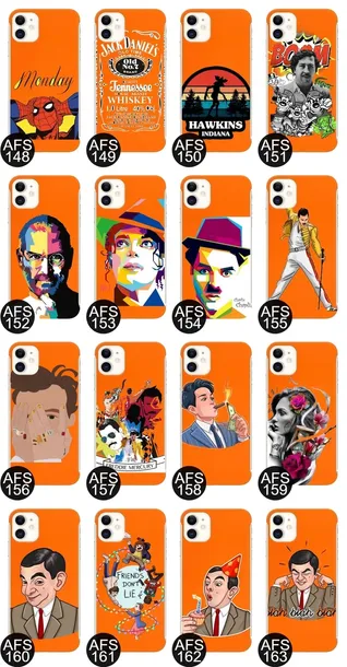 etui-coby-pomaranczowy-do-iphone-11-seriale-wzory-funkcje-pochlanianie-wstrzasow