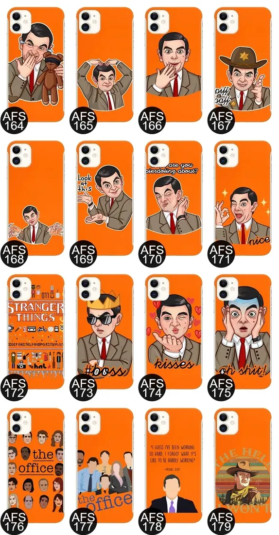 etui-coby-pomaranczowy-do-iphone-11-seriale-wzory