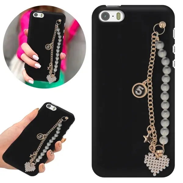etui-mat-blink-do-iphone-5g-perly-serce-lancuszek