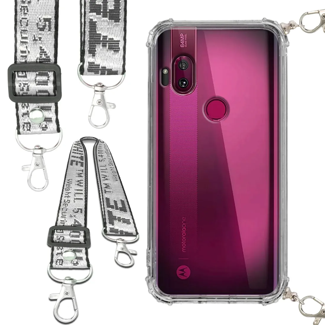etui-antishock-smycz-biala-motorola-one-hyper-case