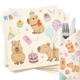 serwetki-papierowe-kapibara-capibara-zwierzeta-urodziny-party-33x33cm-20szt