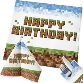 serwetki-papierowe-pixel-block-happy-birthday-33x33-cm-20-szt-minecraft