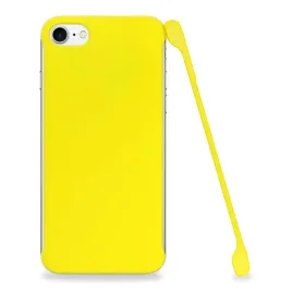 etui-matowe-plecki-do-iphone-se2-zolty-ochronne