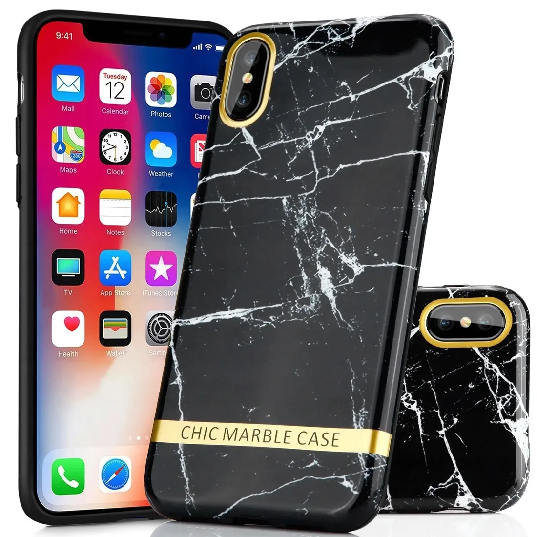 etui-chic-marble-do-iphone-11-czarny-ochronne-case-stan-nowy