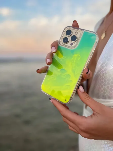 etui-neon-sand-do-iphone-14-pro-max-case-zielony-kolor-pomaranczowy