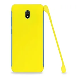 etui-matowe-plecki-do-xiaomi-redmi-8a-zolty-case