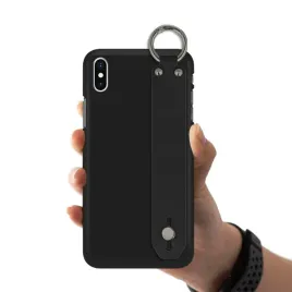 etui-matowe-z-paskiem-do-iphone-x-xs-czarny-case