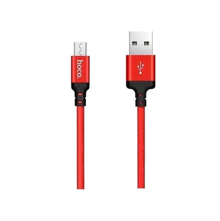 kabel-usb-hoco-micro-usb-1m-czerwony-ladowarka-stan-nowy