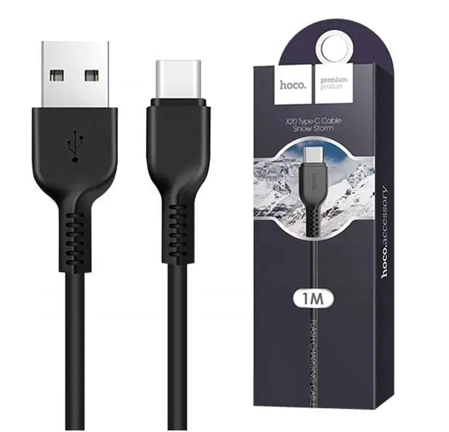 kabel-usb-hoco-typ-c-1m-czarny-przesyl-danych
