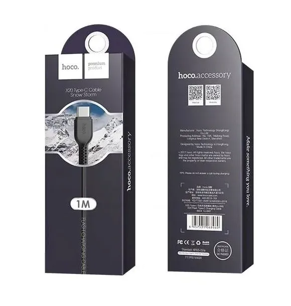 kabel-usb-hoco-typ-c-1m-czarny-przesyl-danych-stan-nowy-marka-hoco
