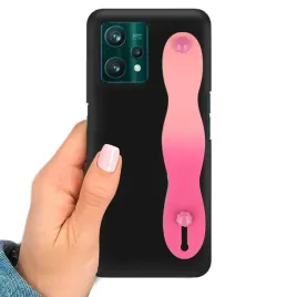 etui-matowe-czarne-do-realme-9-4g-z-paskiem-ombre-rozowy-smooth-uchwyt