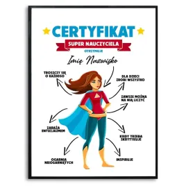 plakat-duzy-140x100-cm-certyfikat-super-nauczycielki-prezent-imie-kreator