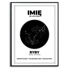 plakat-90x60-cm-znak-zodiaku-horoskop-ryby-twoje-zdjecie-tekst-foto-kreator