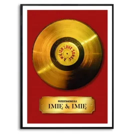 plakat-90x60cm-zlota-plyta-dla-muzyka-twoje-zdjecie-tekst-kreator