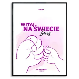 plakat-obraz-duzy-xxl-140x100-cm-witaj-na-swiecie-baby-girl-prezent-kreator