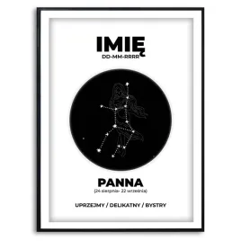plakat-obraz-duzy-70x50cm-znak-zodiaku-panna-gwiazdozbiory-imie-kreator