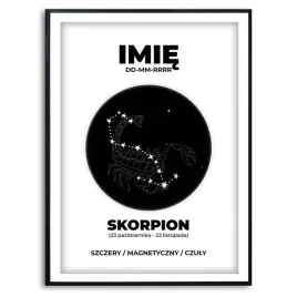 plakat-120x60cm-znak-zodiaku-horoskop-skorpion-twoje-zdjecia-kolaze-kreator