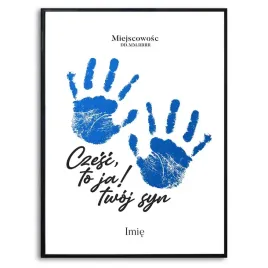 plakat-obraz-duzy-70x50cm-to-ja-twoj-syn-raczki-imie-data-miejsce-kreator