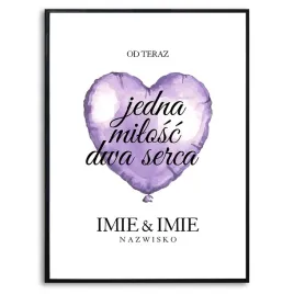 personalizowany-plakat-40x60cm-prezent-na-walentynki-jedna-milosc-kreator