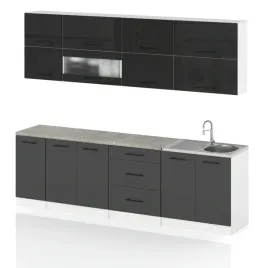 meble-kuchenne-kuchnia-szafki-modulowe-26m-rico-grafit-czarny-polysk